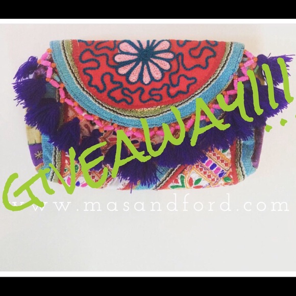 Mas+Ford Giveaway happening now!!! Fringe clutch - Picture 1 of 1