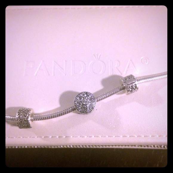 Iconic Sterling Silver Pandora Bracelet AUTHENTIC