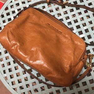 Leather mk crossbody