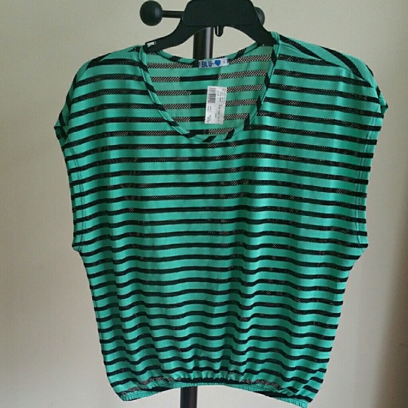 Green Mesh top