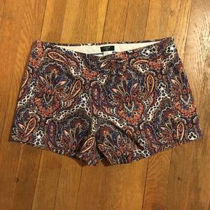 J.Crew Paisley shorts!