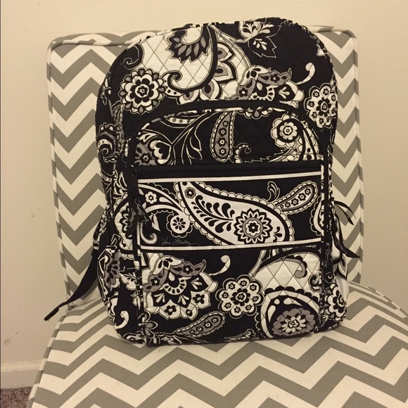 Vera Bradley Handbags - Vera Bradley Midnight Paisley Campus Backpack