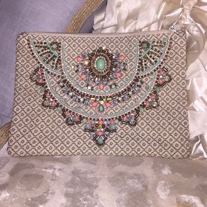 Star Mela Beaded Bohemian Clutch