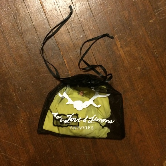 SOLD For Love and Lemons Lemon Drop Skivvies S - Picture 3 of 3