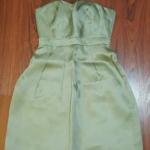 JCrew Strapless Silk Dress NWT sz6P