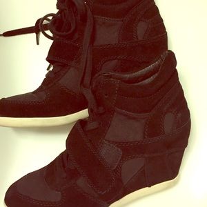 Ash black wedge sneaker