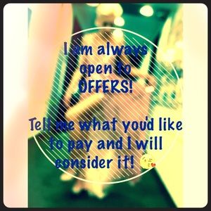 LOVE my ITEM, not the PRICE? Make me an offer!🙋🏼