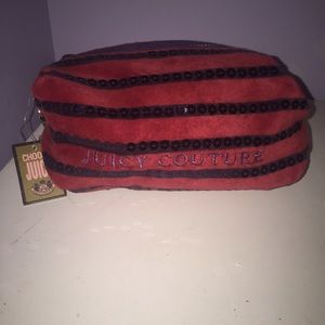 VINTAGE HTF NWT VELVET JUICY TRAVEL MAKEUP BAG