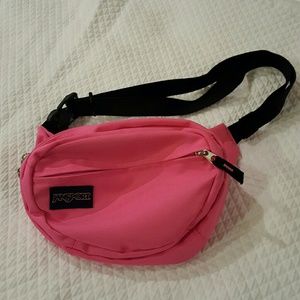 Hot pink Jansport fanny pack