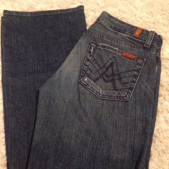7 for all Mankind "A pocket" jeans.