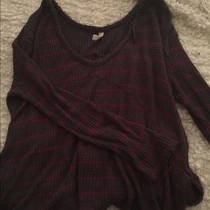 Free People Striped Sweater