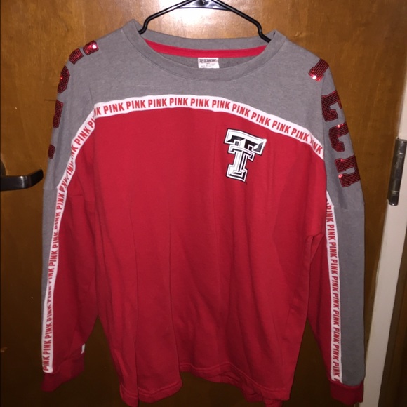 VS Pink Texas Tech sweater