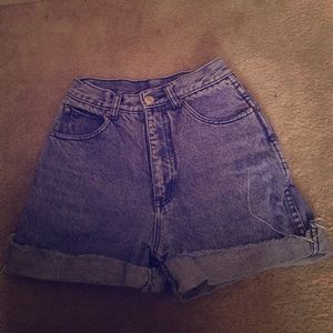 High wasted shorts