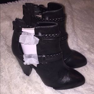 Black ankle boots from Charlotte Russe