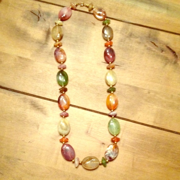 Multi-Color Beaded Necklace