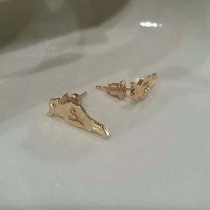 Tiny Parrots Stud Earrings