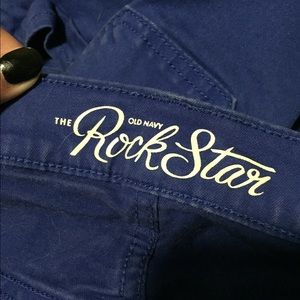 Old Navy Blue Rockstar Jeans