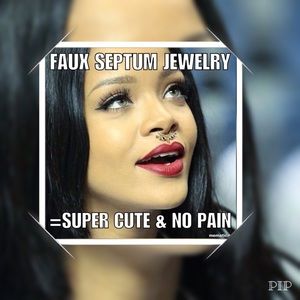 Faux Septum Jewelry NWOT
