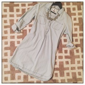 Denim/Chambray Button Down Dress