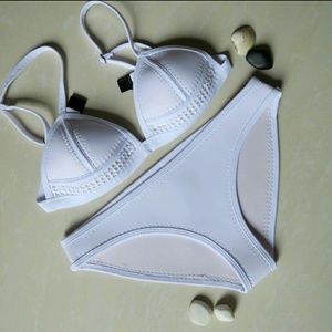 Final dropNew 100% neoprene crochet bikini push up