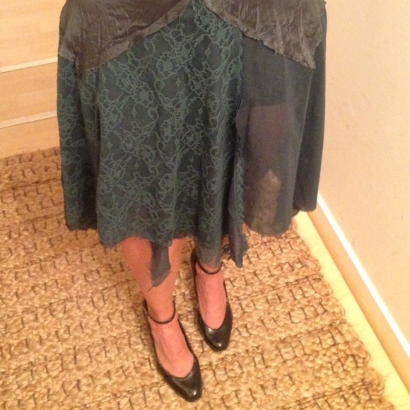 Topshop lace and raw-edge lingerie dress - Picture 3 of 4