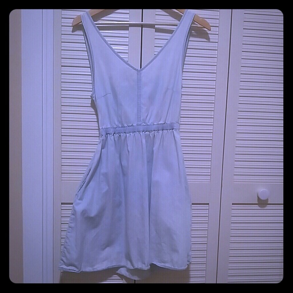 Denim skater dress