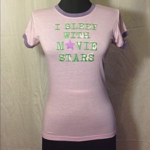 Brand NEW cotton T-shirt. Small. So cute! Purple.