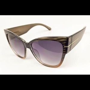 Retro Cat Eye Pin Up Anoushka Ombre Sunglasses