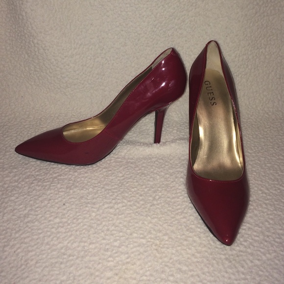 Red Guess Heels