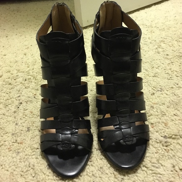 Nine West caged heels