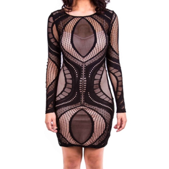 LAST ONE - Laced Bandage Dress - Picture 2 of 4