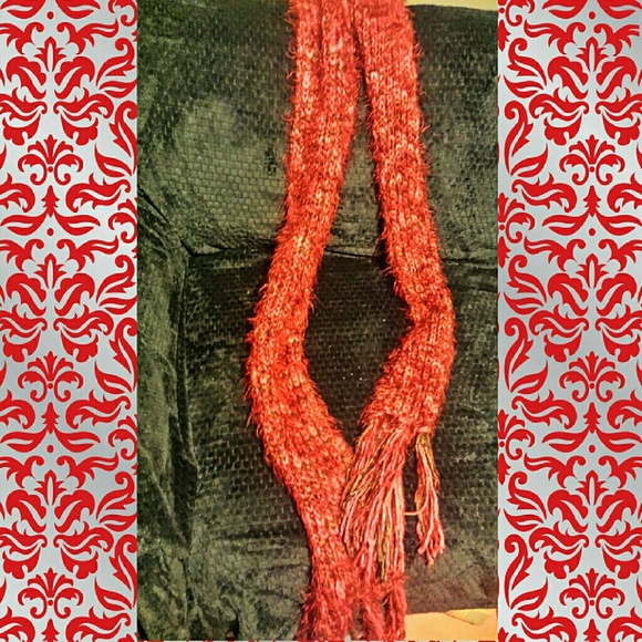 Very warm long winter scarf