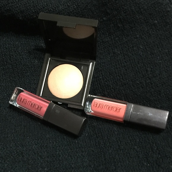 NEW Laura Mercier Bronzer & Lip Gloss Set