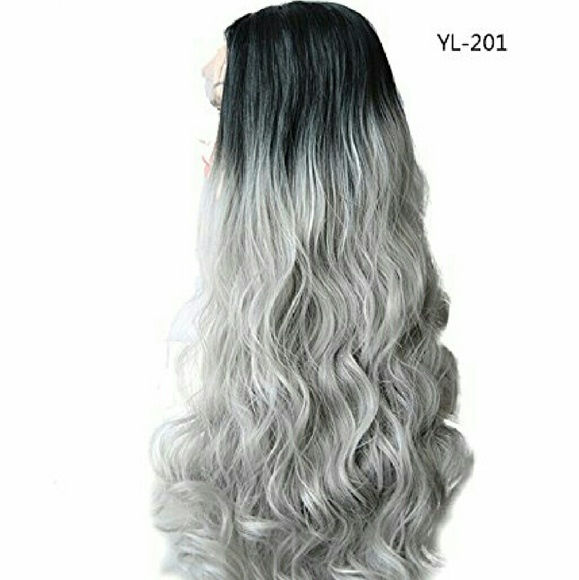 Gray Ombre Beauty  Bodywave  Lacefront Wig 22-24!!