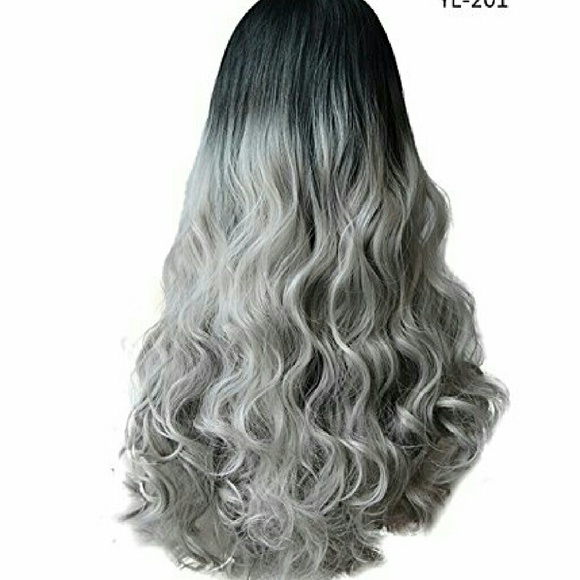 Gray Ombre Beauty  Bodywave  Lacefront Wig 22-24!! main image 4