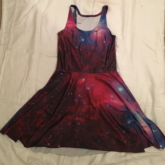 Blackmilk Style Galaxy Skater Dress