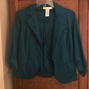 Teal blazer