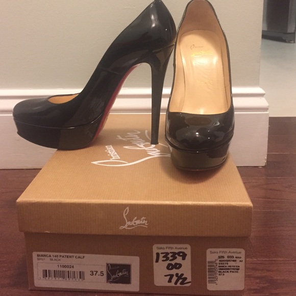 Christian Louboutin Bianca 140 patent calf - Picture 1 of 4
