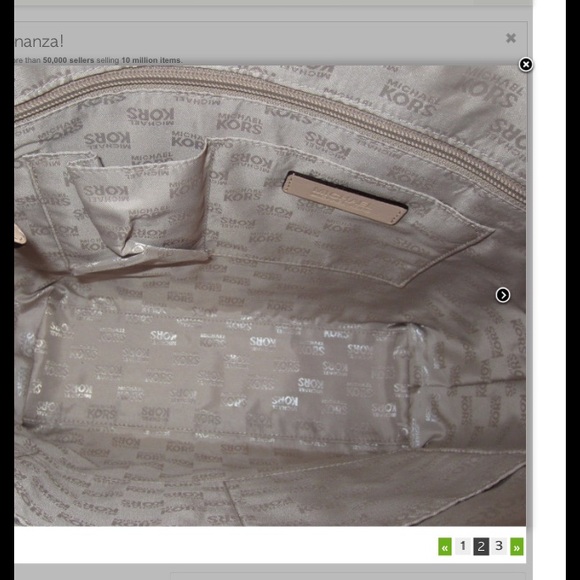 TAKING OFFRS Michael kors vanilla pvc lg jetset - Picture 3 of 3