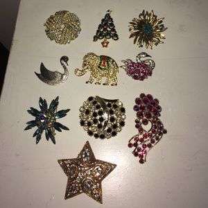 Brooches for Meredith!