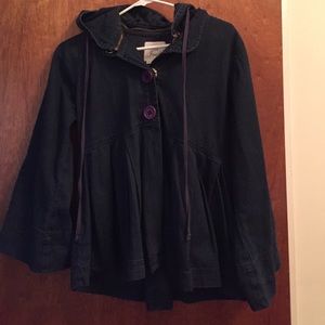 Navy blue swing/babydoll jacket