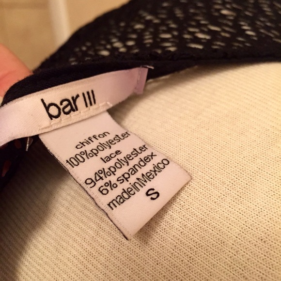 BAR III - WHITE TANK W/ BLACK NETTING ON SIDES - Picture 4 of 4