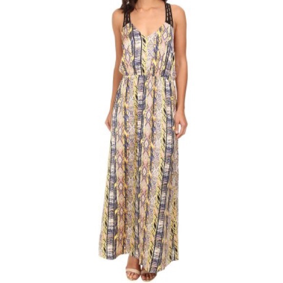 Gabriella Rocha Coda Print Maxi Dress