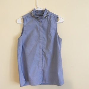 J.Crew embellished tank top