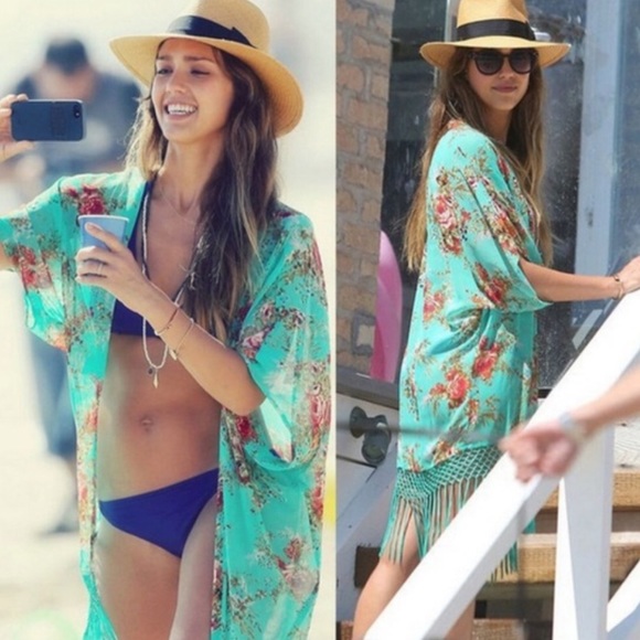 Other - Fringe Floral Kimono🎀