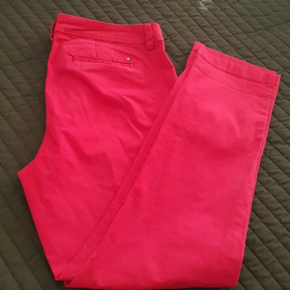 Tommy helfiger red pants