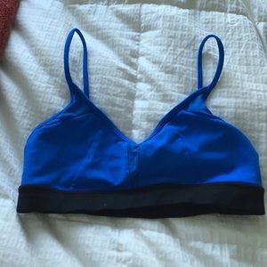 Alo blue sports bra
