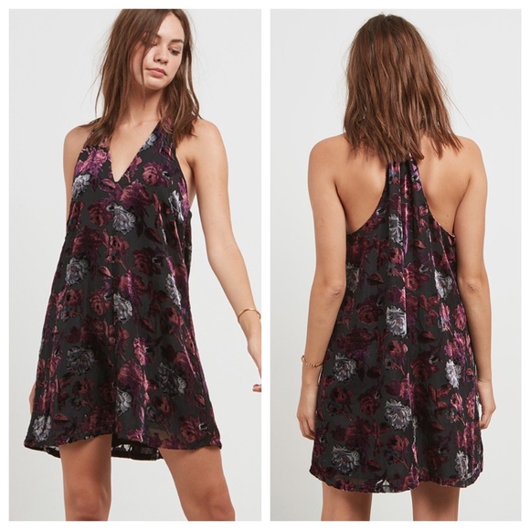 NWT | BB Dakota "Kenzie" Burnout Velvet Dress