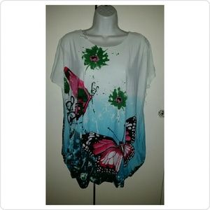 New Tops Sleeve Short Blouse