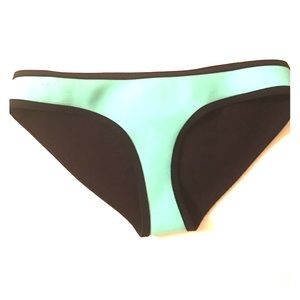 Small triangl bikini bottoms-Miami mint